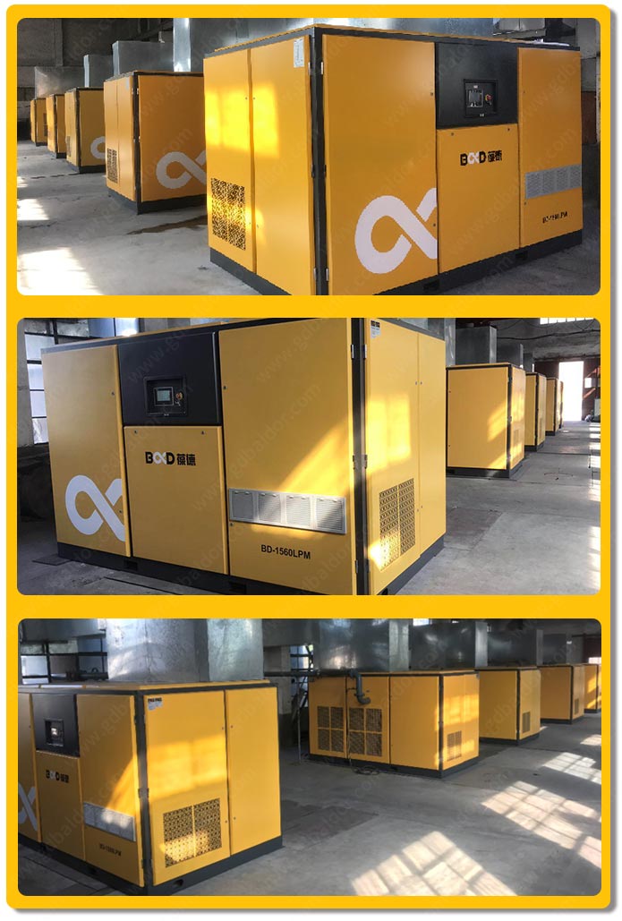 盛達(dá)玻璃：5組葆德BD-1560LPM永磁低壓機(jī)