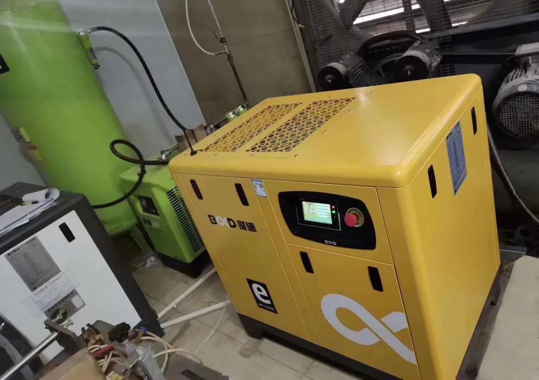 葆德為防疫物資生產企業免費提供空壓機使用，共抗疫情