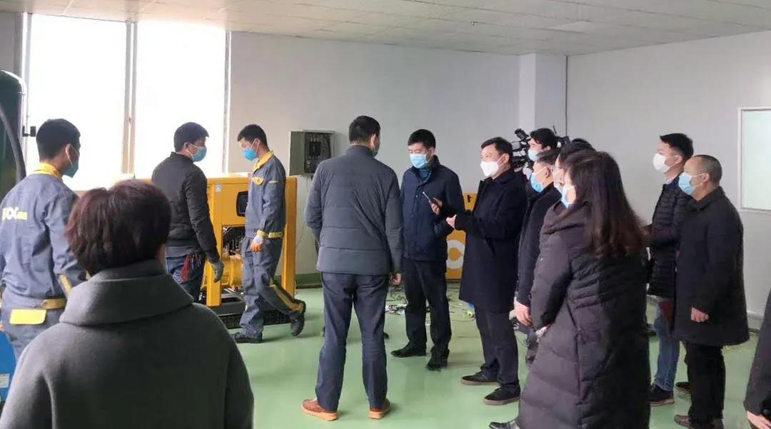 葆德為防疫物資生產企業免費提供空壓機使用，共抗疫情