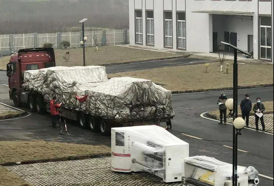 葆德為防疫物資生產企業免費提供空壓機使用，共抗疫情