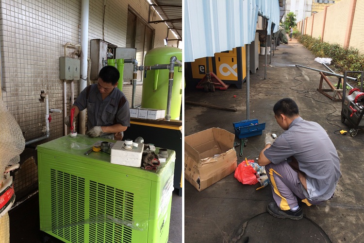 高溫來了，致敬守在一線的螺桿空壓機售后人員